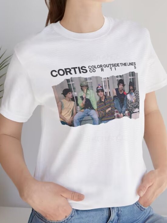 Kaity K Other - CORTIS Color Outside the Lines Shirt, Cortis Tshirt, Cortis Fan T Shirt